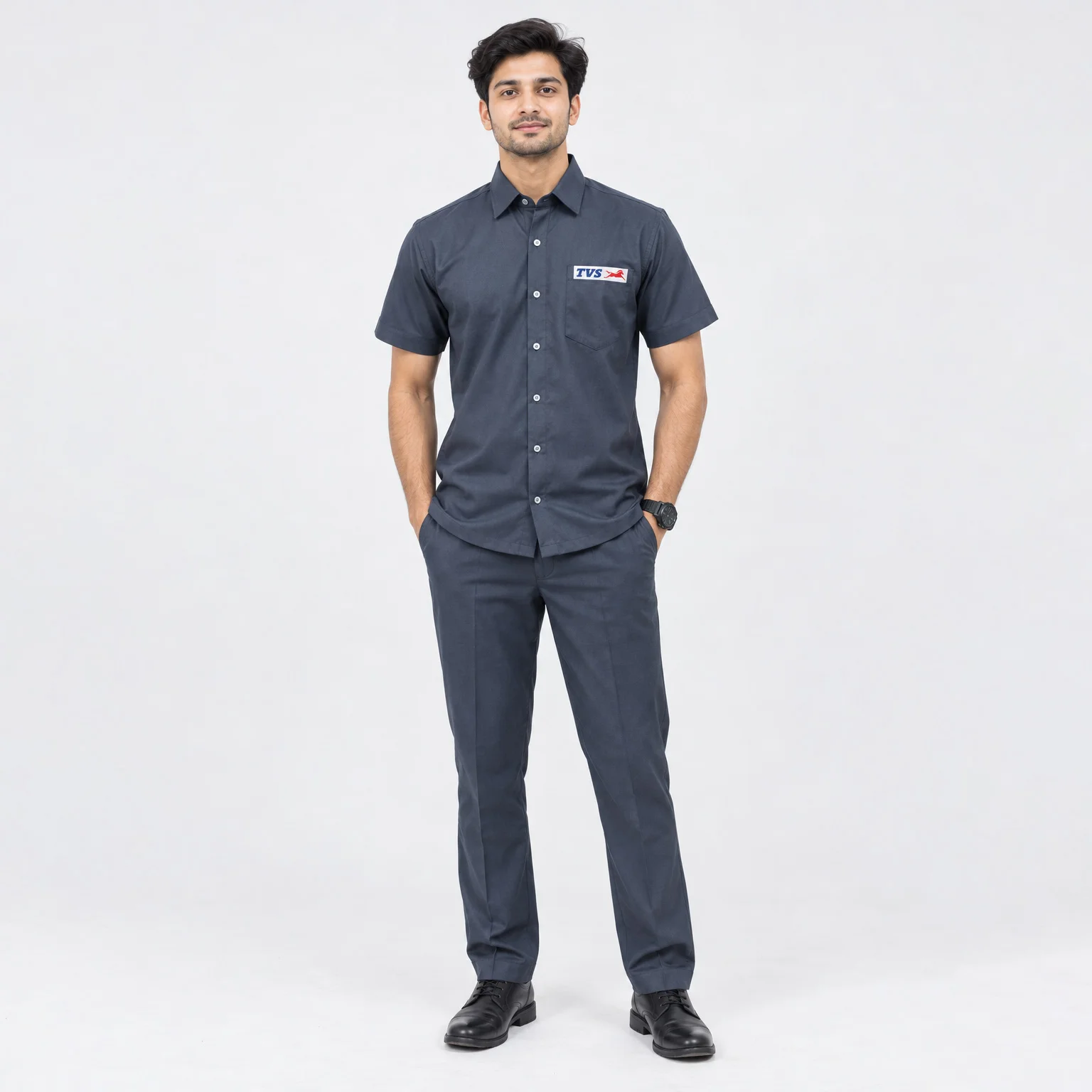 Mechanic-uniform-front-view